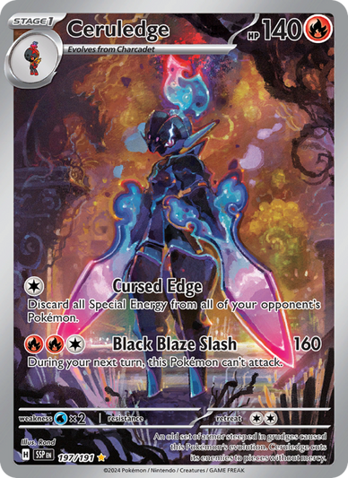 Ceruledge Illustration rare (197/191) Surging Sparks