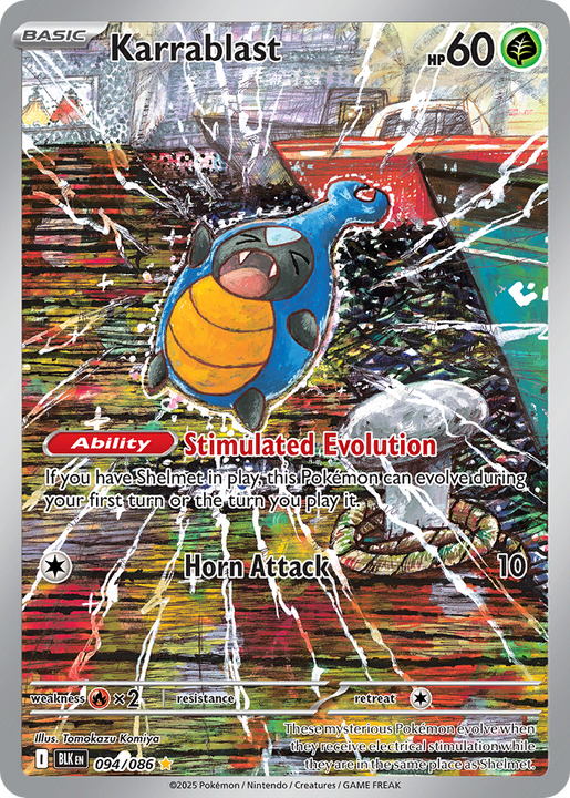 Karrablast Illustration Rare (094/086) Black Bolt