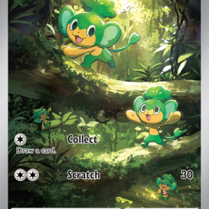 Pansage Illustration Rare (089/086) Black Bolt