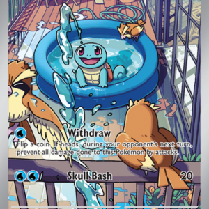 Squirtle Illustration rare (148/142) Stellar Crown