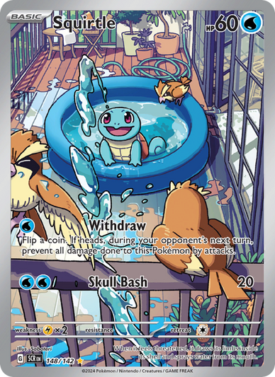 Squirtle Illustration rare (148/142) Stellar Crown