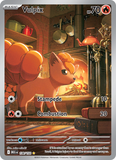 Vulpix Illustration rare (138/132) Mega Evolution