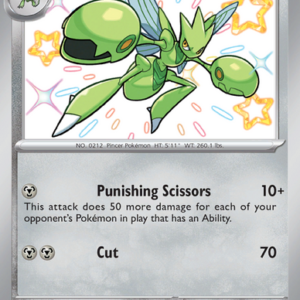 Scizor Shiny rare (191/91) Paldean Fates
