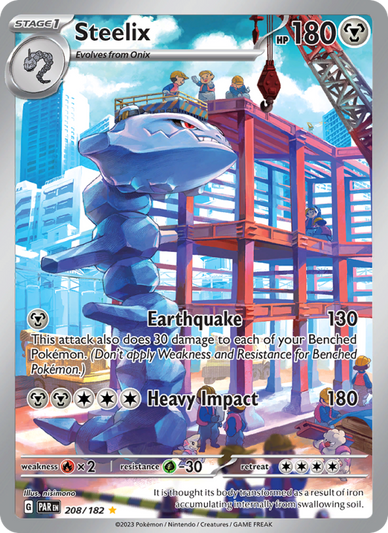 Steelix Illustration rare (208/182) Paradox Rift