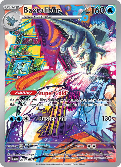 Baxcalibur Illustration rare (210/193) Paldea Evolved