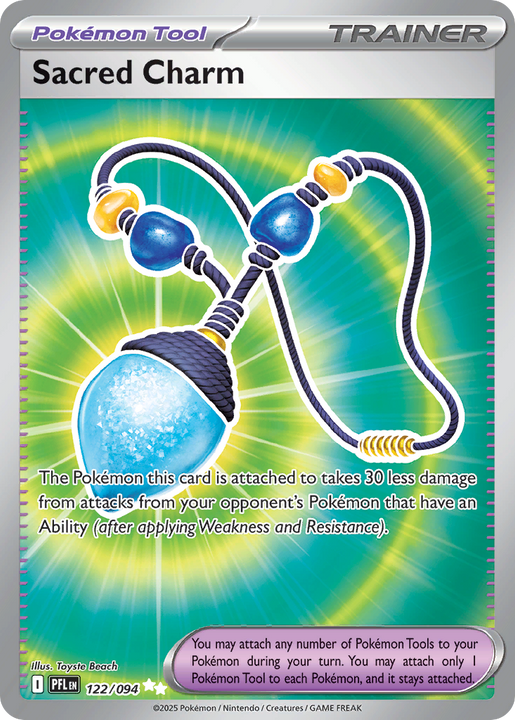 Sacred Charm Ultra Rare (122/094) Phantasmal Flames