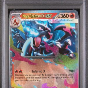 158531694-front.jpg PSA 10 - 2026 POKEMON MEP EN-ME BLACK STAR PROMO #029 MEGA CHARIZARD X ex MEGA CHARIZARD TIN
