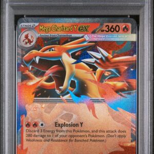 PSA 9 - 2026 POKEMON MEP EN-ME BLACK STAR PROMO #030 MEGA CHARIZARD Y ex MEGA CHARIZARD TIN
