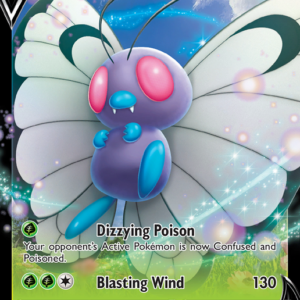 Butterfree V Rare Holo V (001/189) Darkness Ablaze