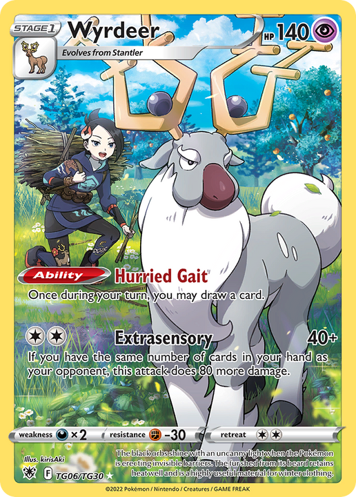 Wyrdeer Trainer Gallery Rare Holo (TG06/TG30) Astral Radiance Trainer Gallery