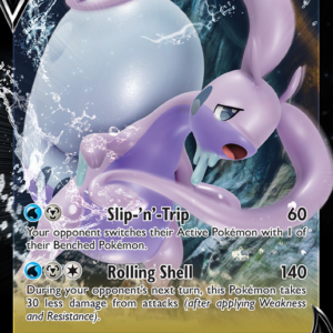 Hisuian Goodra V Rare Holo V (135/196) Lost Origin
