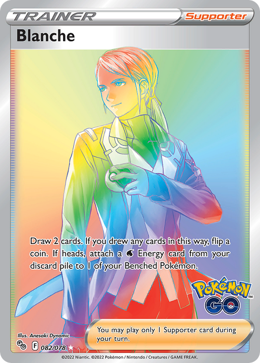 Blanche Rare Rainbow (082/078) Pokémon GO