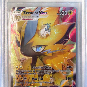 Zeraora VMAX Rare Holo VMAX (GG42/GG70) Crown Zenith Galarian Gallery BGS9.5