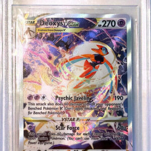 15855957180760-6b547347f62484b82dc7cc1010e037f624c2a67e.jpg Deoxys VSTAR Rare Holo VSTAR (GG46/GG70) Crown Zenith Galarian Gallery PSA9