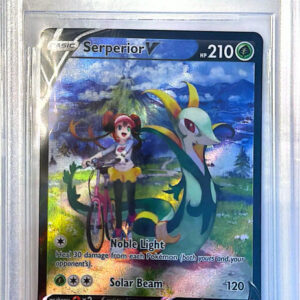 Serperior V Rare Holo V (TG13/TG30) Silver Tempest Trainer Gallery BGS9.5
