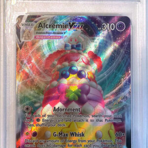 Alcremie VMAX Rare Holo VMAX (023/073) Champion's Path PSA10