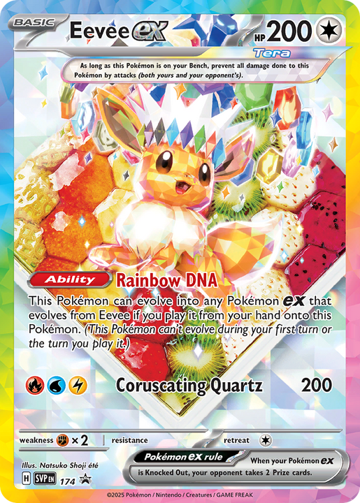 Eevee ex Promo (174) Scarlet & Violet Black Star Promos