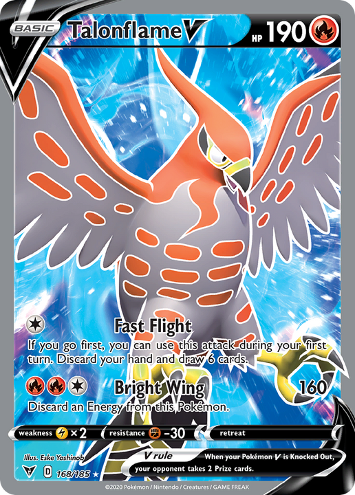 Talonflame V Rare Ultra (168/185) Vivid Voltage
