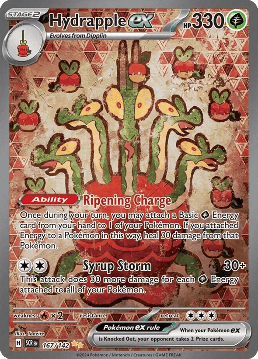 Hydrapple ex Special Illustration Rare (167/142) Stellar Crown