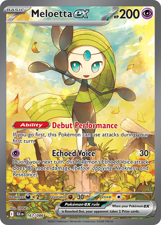 Meloetta ex Special Illustration Rare (167/086) Black Bolt