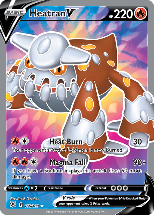 Heatran V Rare Ultra (165/189) Astral Radiance