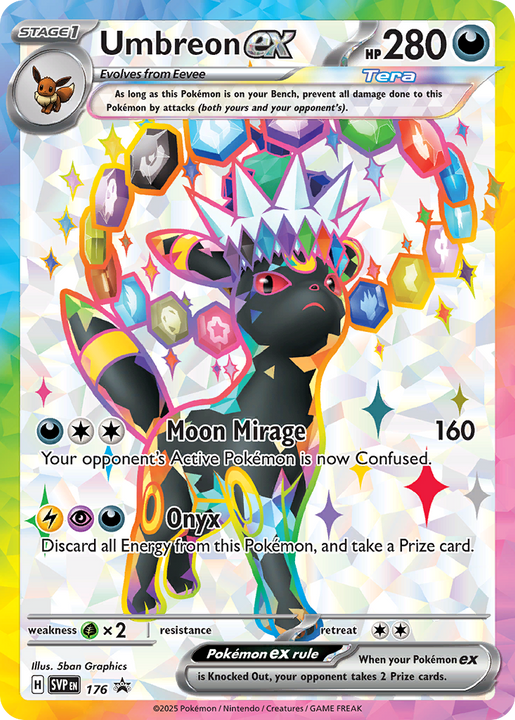 Umbreon ex Promo (176) Scarlet & Violet Black Star Promos