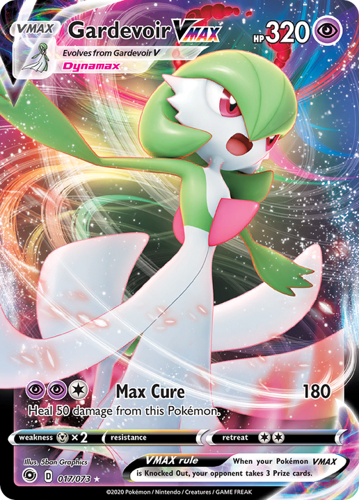 Gardevoir VMAX Rare Holo VMAX (017/073) Champion's Path