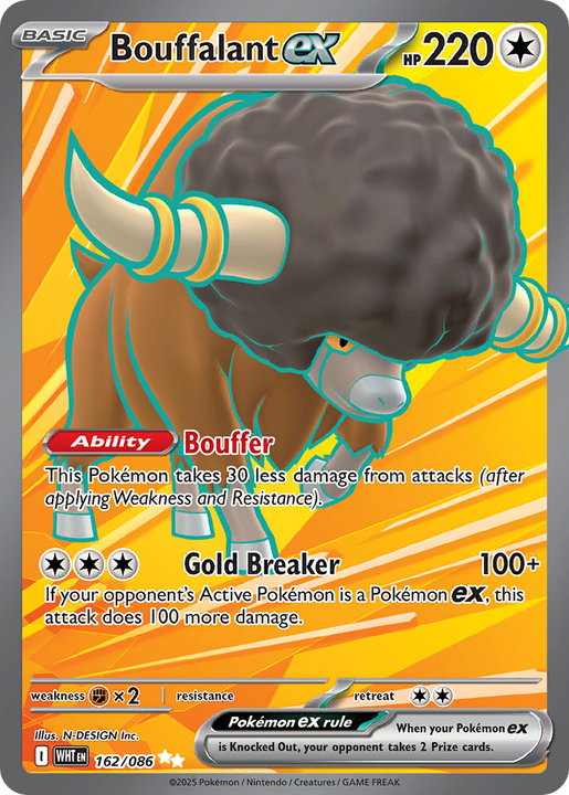 Bouffalant ex Ultra Rare (162/086) White Flare