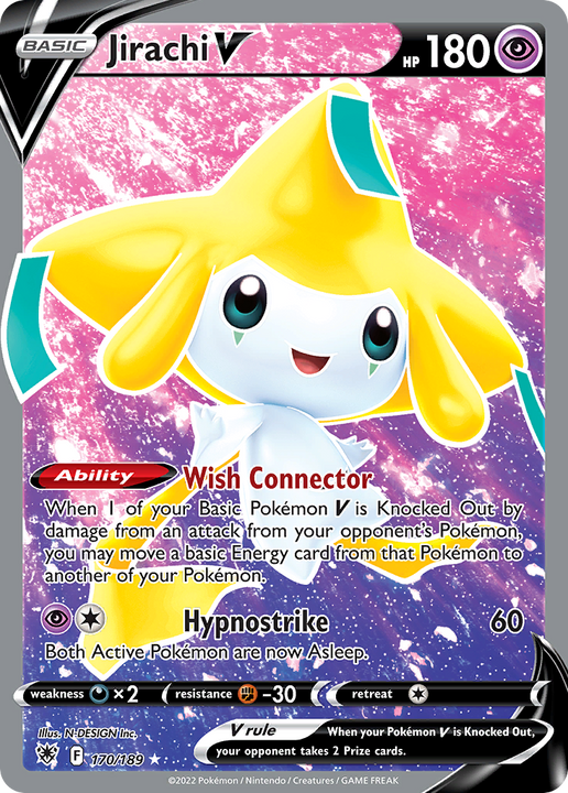 Jirachi V Rare Ultra (170/189) Astral Radiance