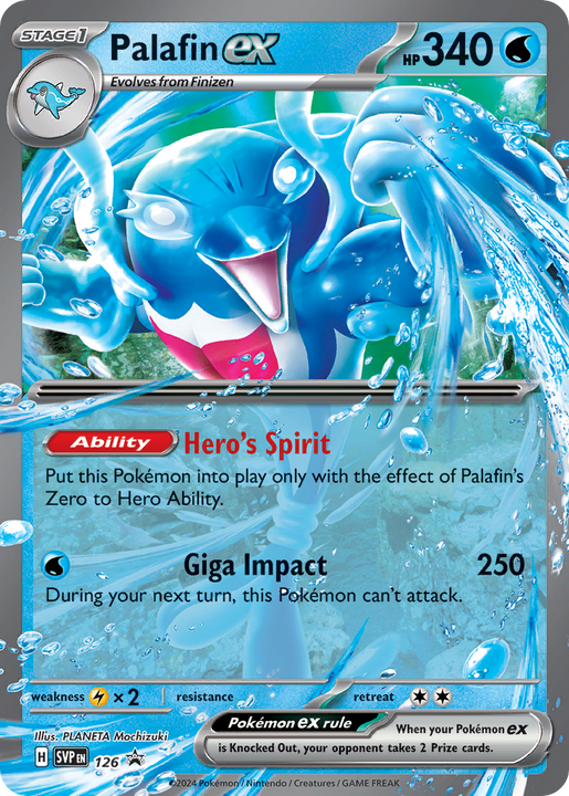 Palafin ex Promo (126) Scarlet & Violet Black Star Promos