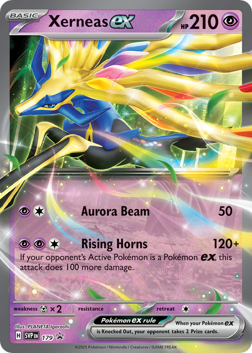 Xerneas ex Promo (179) Scarlet & Violet Black Star Promos