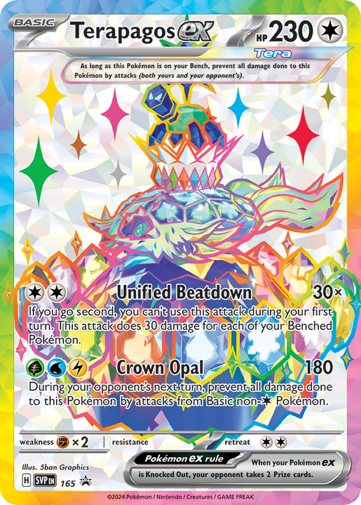 Terapagos ex Promo (165) Scarlet & Violet Black Star Promos