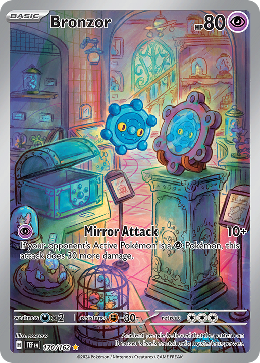 Bronzor Illustration Rare (170/162) Temporal Forces