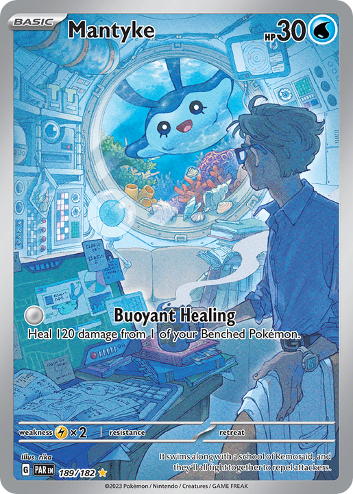 Mantyke Illustration Rare (189/182) Paradox Rift