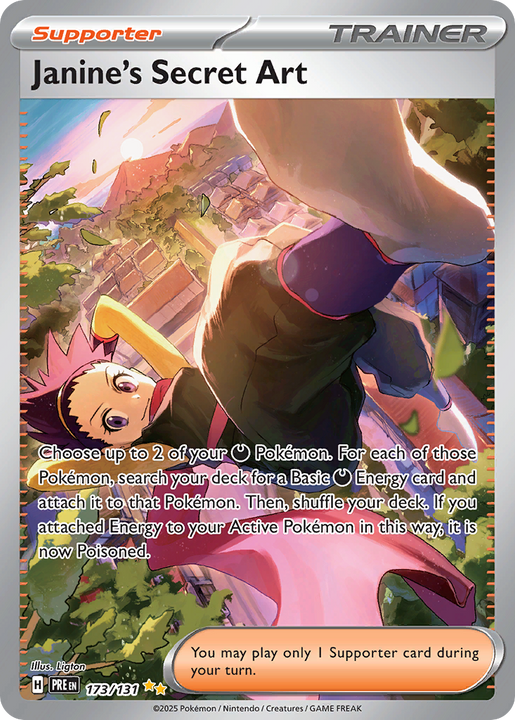 Janine's Secret Art Special Illustration Rare (173/131) Prismatic Evolutions