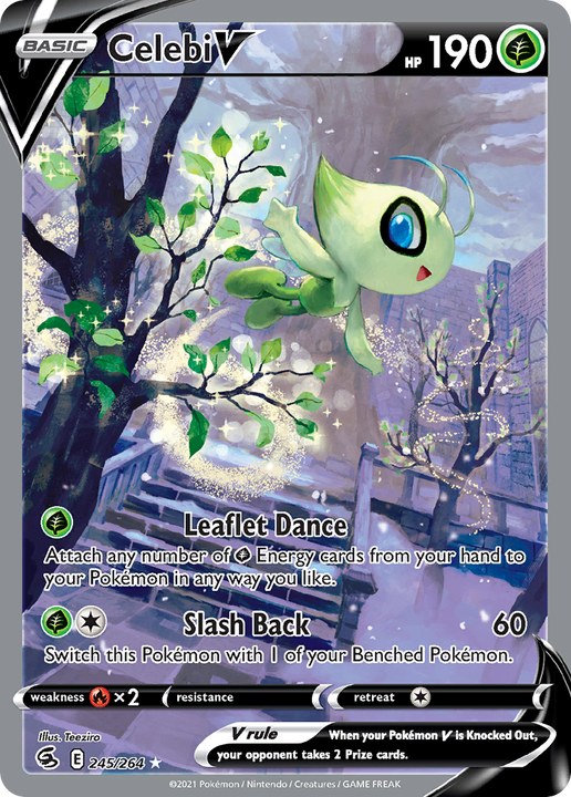 Celebi V Rare Ultra (245/264) Fusion Strike