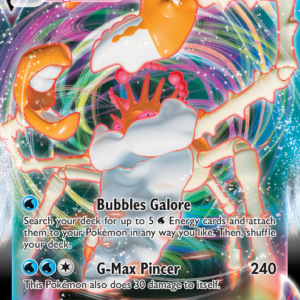 Kingler VMAX Rare Holo VMAX (029/172) Brilliant Stars