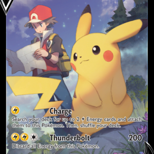Pikachu V Rare Holo V (TG16/TG30) Lost Origin Trainer Gallery