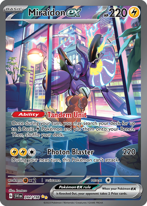 Miraidon ex Special Illustration Rare (244/198) Scarlet & Violet