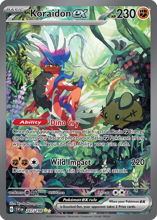 Koraidon ex Special Illustration Rare (247/198) Scarlet & Violet