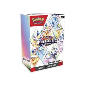 P10343_10-10025-101_01.jpg Pokémon TCG: Scarlet & Violet-Prismatic Evolutions Booster Bundle (6 Packs)