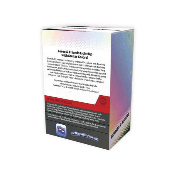 P10343_10-10025-101_03.jpg Pokémon TCG: Scarlet & Violet-Prismatic Evolutions Booster Bundle (6 Packs)