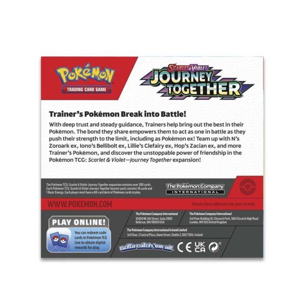 Pokémon TCG: Scarlet & Violet-Journey Together Enhanced Booster Display Box (36 Packs & 1 Promo Card)