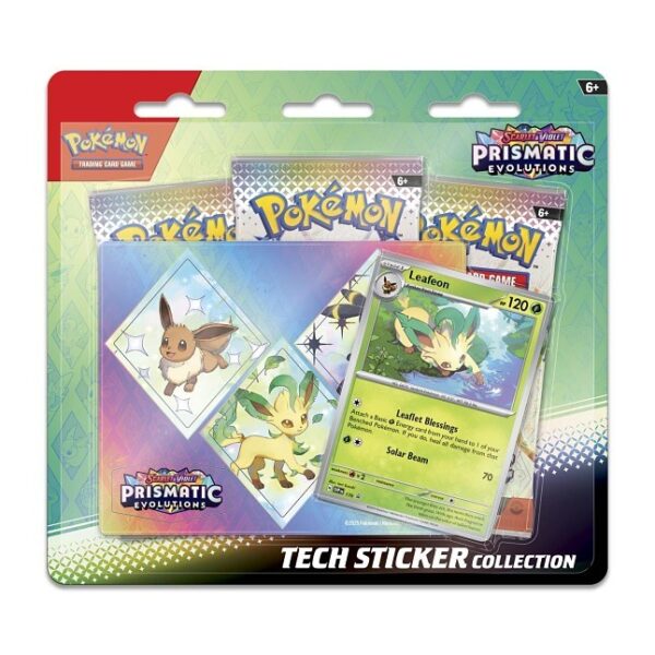 Pokémon TCG: Scarlet & Violet-Prismatic Evolutions Tech Sticker Collection (Leafeon)