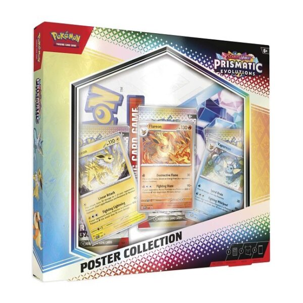 Pokémon TCG: Scarlet & Violet-Prismatic Evolutions Poster Collection