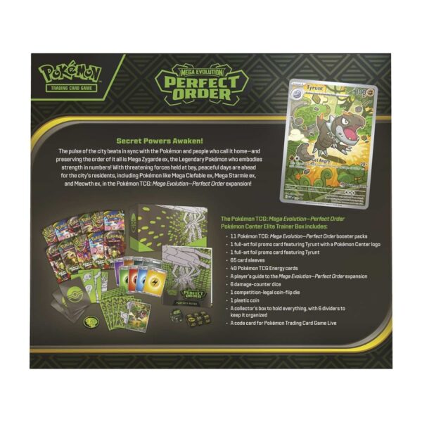 Pokémon TCG: Mega Evolution-Perfect Order Pokémon Center Elite Trainer Box