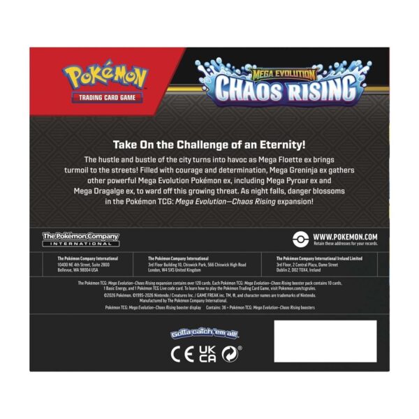 P11219_10-10407-119_04.jpg Pokémon TCG: Mega Evolution-Chaos Rising Booster Display Box (36 Packs)