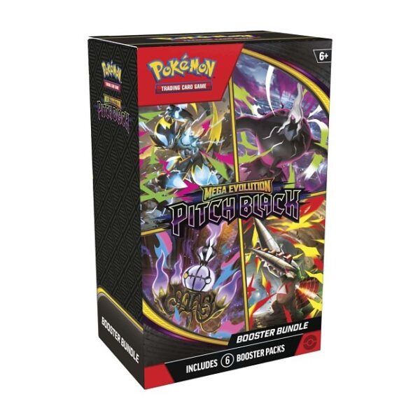 Pokémon TCG: Mega Evolution-Pitch Black Booster Bundle (6 Packs)
