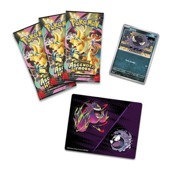 Pokémon TCG: Mega Evolution-Ascended Heroes Tech Sticker Collection (Gastly)