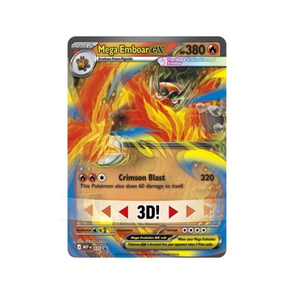 Pokémon TCG: Mega Evolution-Ascended Heroes Mega Emboar ex Box